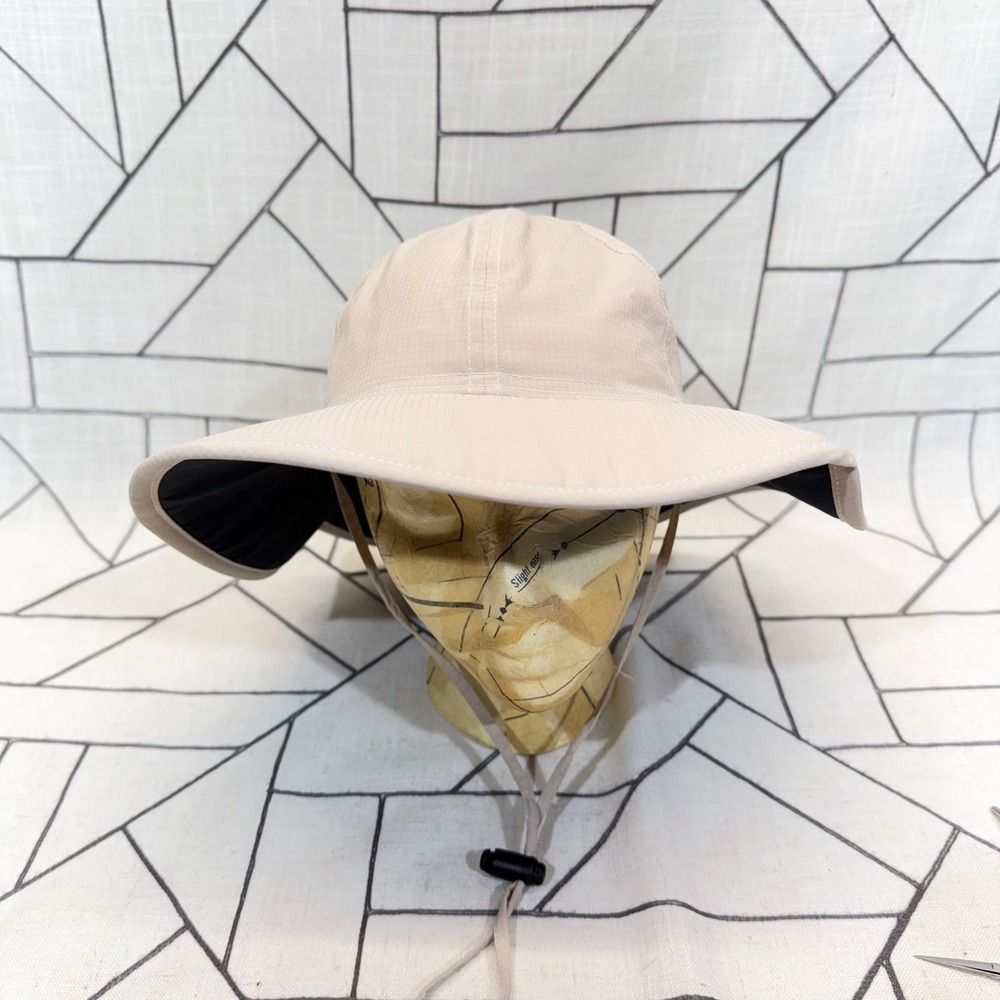Columbia Sun Hat OS Tan Omni-Shade Wide Brim Adjustable Hiking Fishing